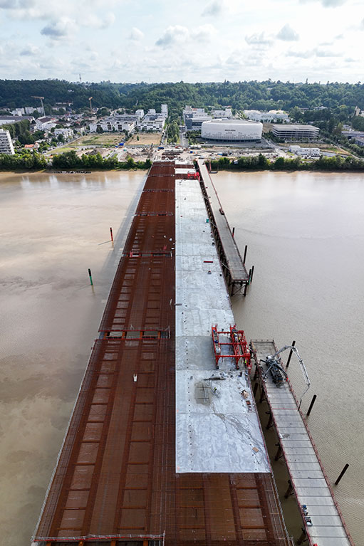 Construction du pont Simone Veil (c) JB. Menges